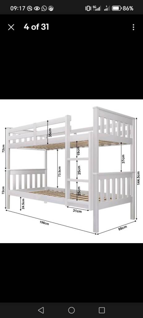 Children's bunk bed 