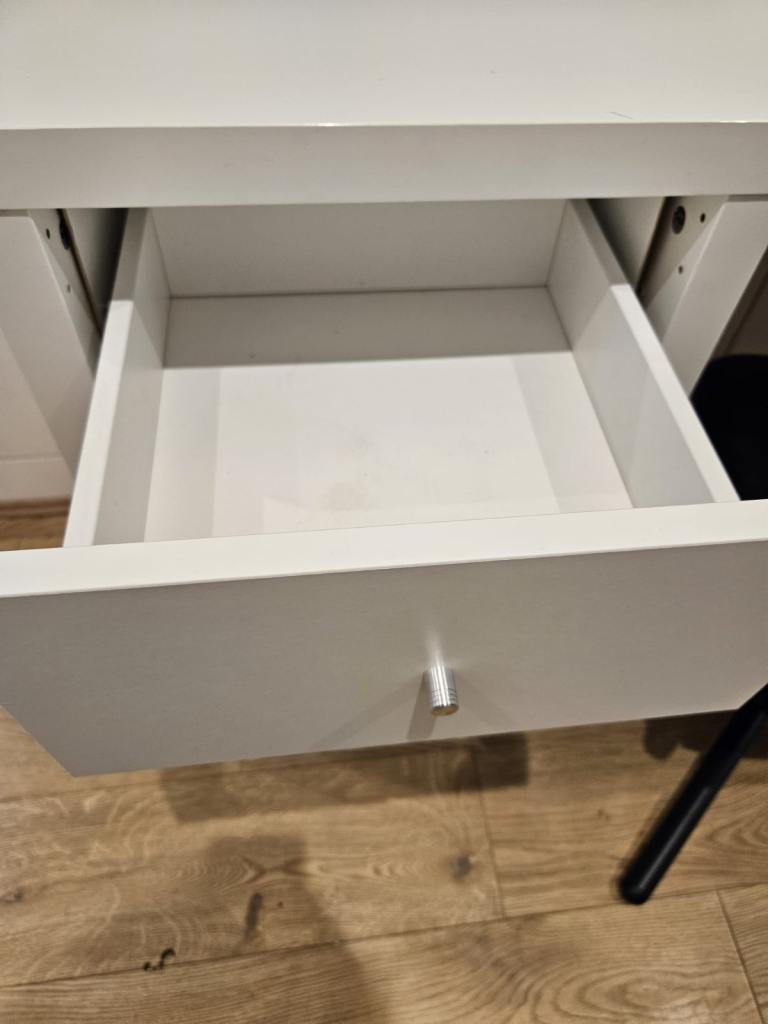 Kallax desk with drawers and chair