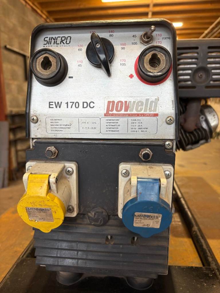 SIP. sincro poweld 170 DC welder/generator, Honda GX 340 engine. Good condition
