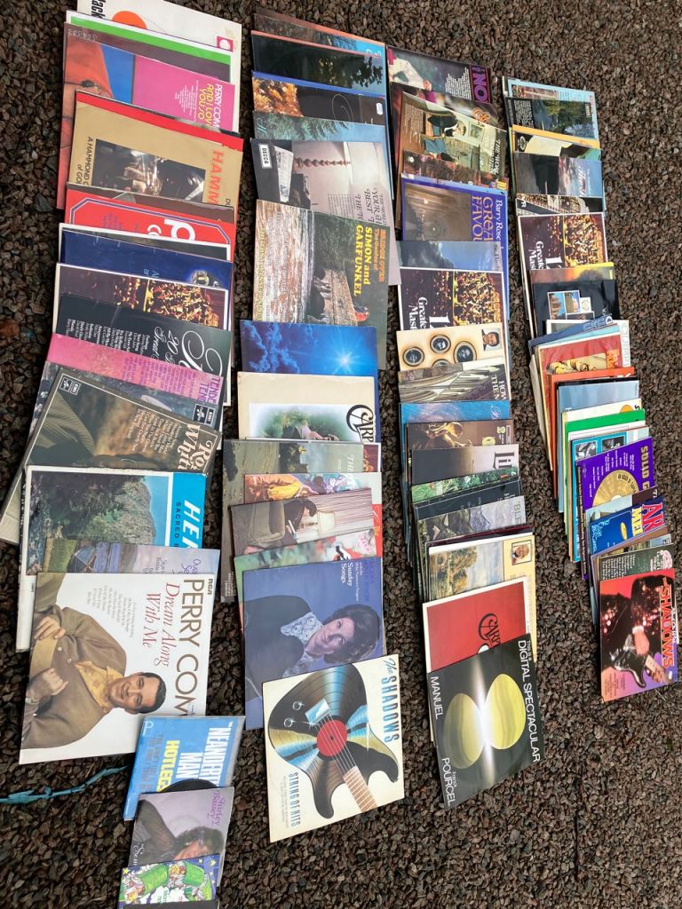 JOB LOT OF OVER 120 x LP RECORDS FROM HOUSE CLEARANCE INC. A FEW SINGLES  ALL SORTS