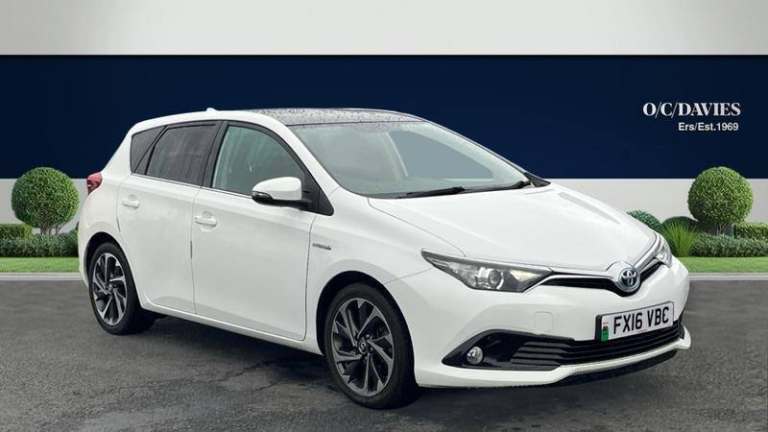 2016 Toyota Auris 1.8 VVT-h Design Hatchback 5dr Petrol Hybrid CVT Euro 6 (s/s) (136 ps) Auto Hat...