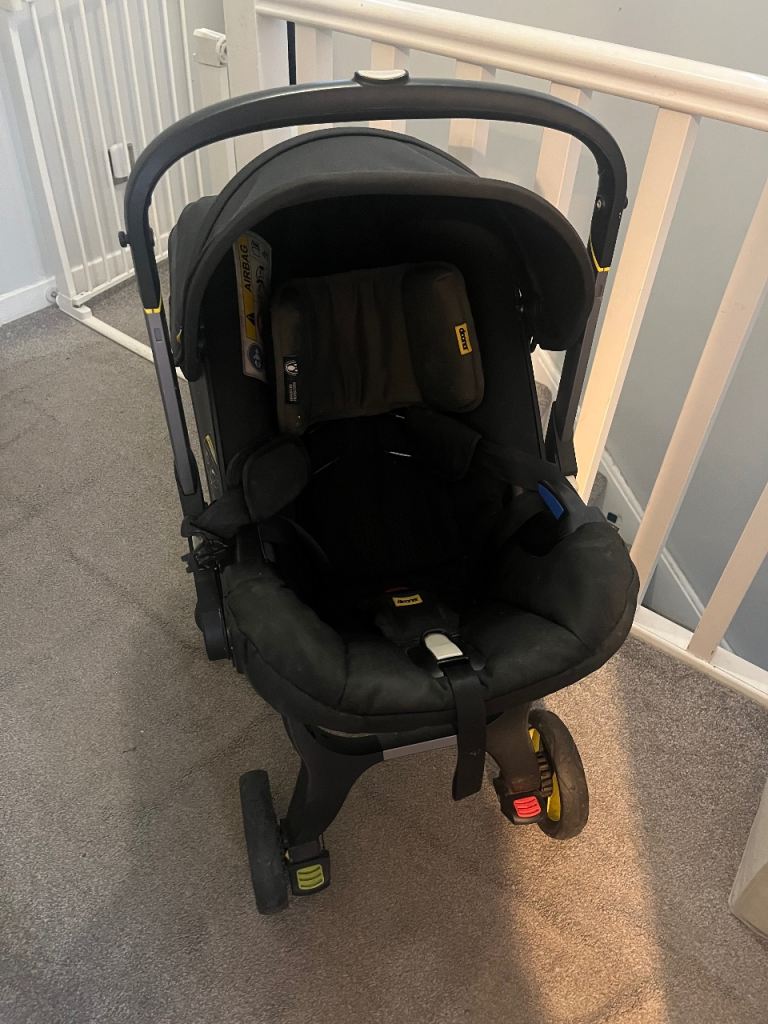 Doona+ Car Seat & Stroller in Black – Good Condition