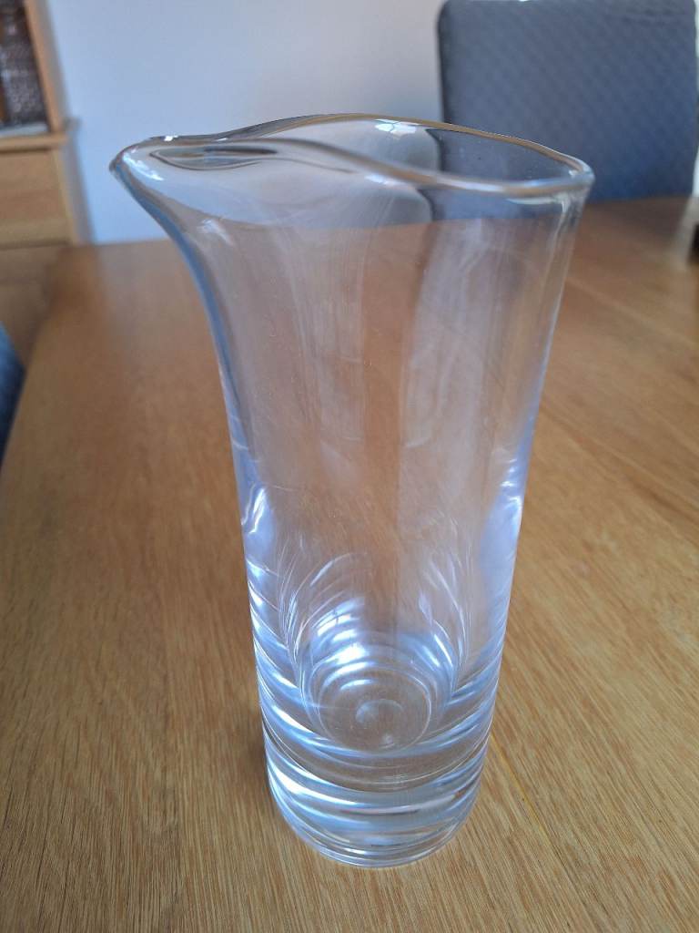 Darlington crystal hand blown pitcher jug 