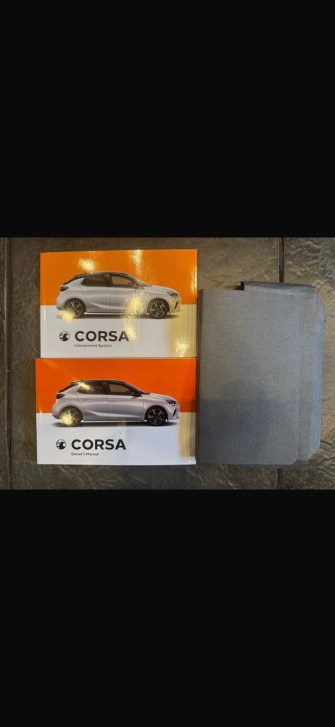 Vauxhall Corsa 2019 onwards Owner's Manuals and Wallet