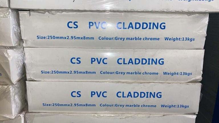 waterproof pvc cladding shower kitchen office 3m x 25cm x 8mm