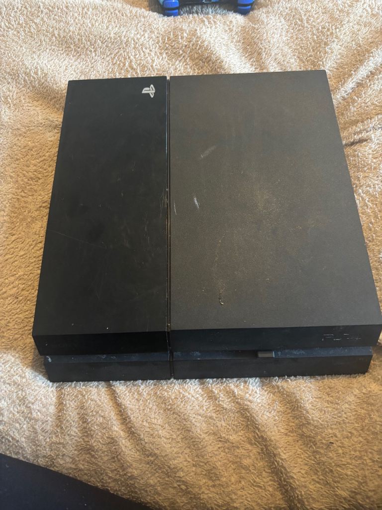 ps4 with games and controller