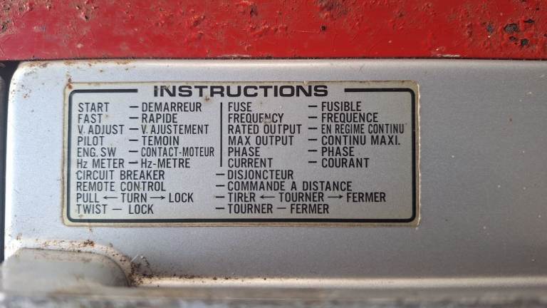 Honda vintage generator 