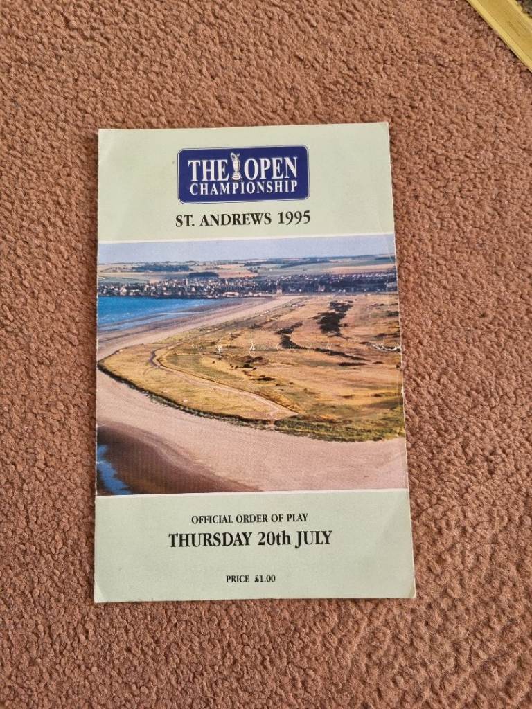 The Open Golf Championship - St Andrews - Order of Play Thursday 20 July, 1995