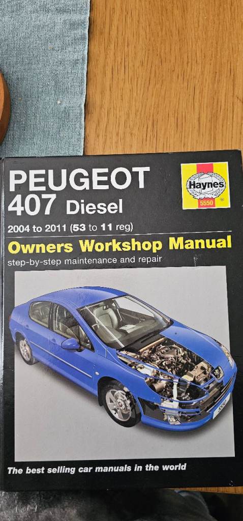 Peugeot 407 car manual 