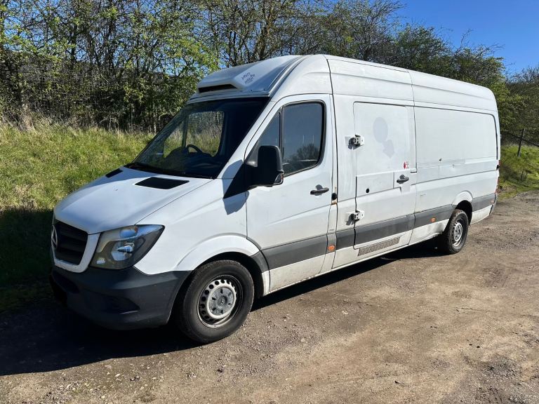 ***ULEZ COMPLIANT*** MERCEDES SPRINTER 313 LWB DIESEL 2016 66-REG FRIDGE VAN DRIVES EXCELLENT