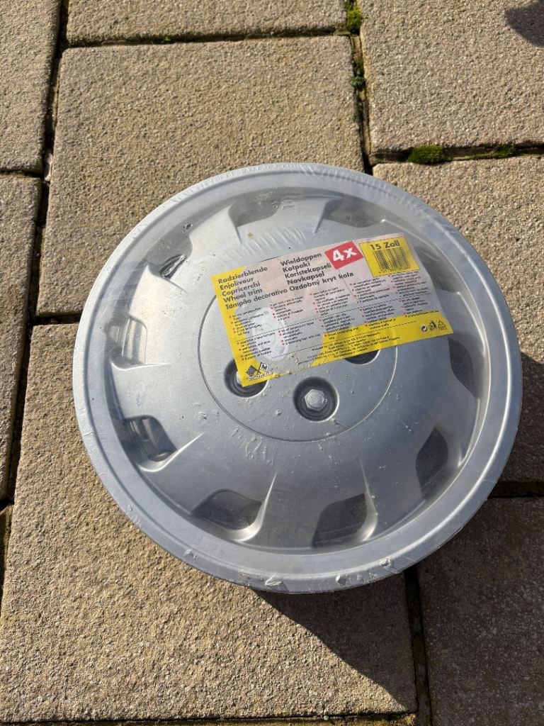 FOUR 4 BRAND NEW 15” WHEEL TRIMS 