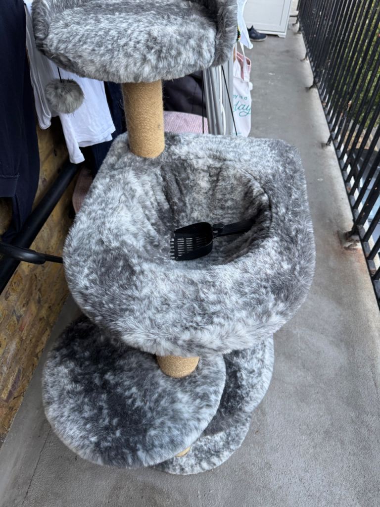 Cat tree and litter 