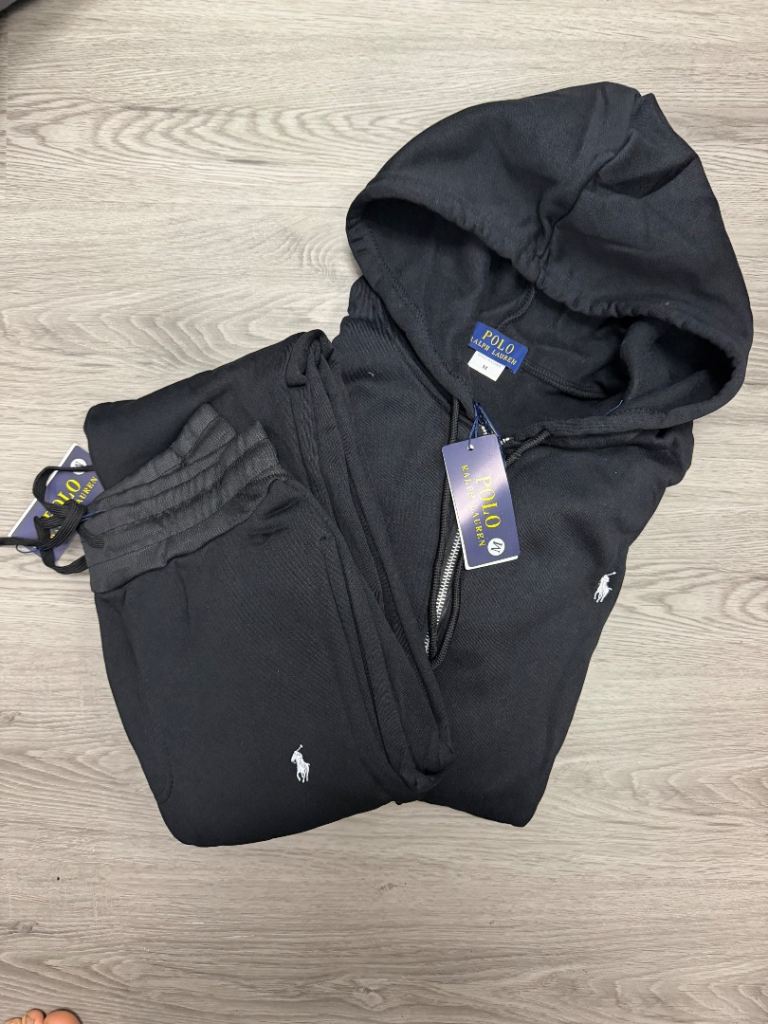 Polo Ralph Lauren Black Tracksuit Set