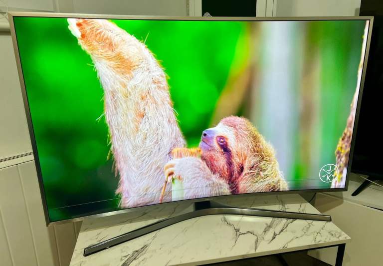 50" Samsung Curved Smart Tv 4k Crystal Clear 