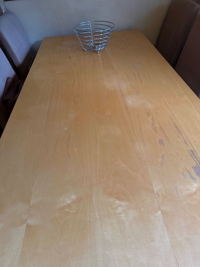 Large Wooden Dining Table - used