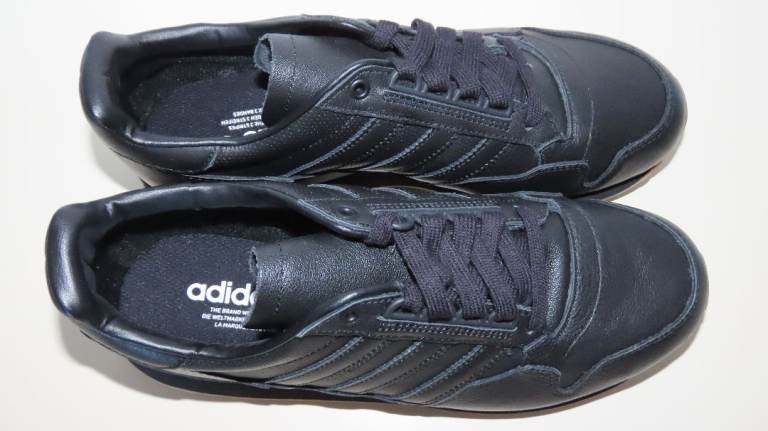 Adidas Originals ZX 500 OG Black Leather Trainers Size 8 Excellent Condition Full Box Set IG3