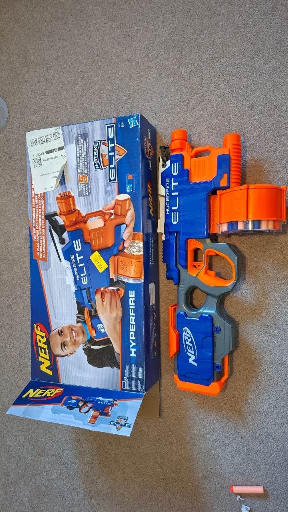 NERF N-Strike Elite HyperFire Blaster including 25 darts / bullets