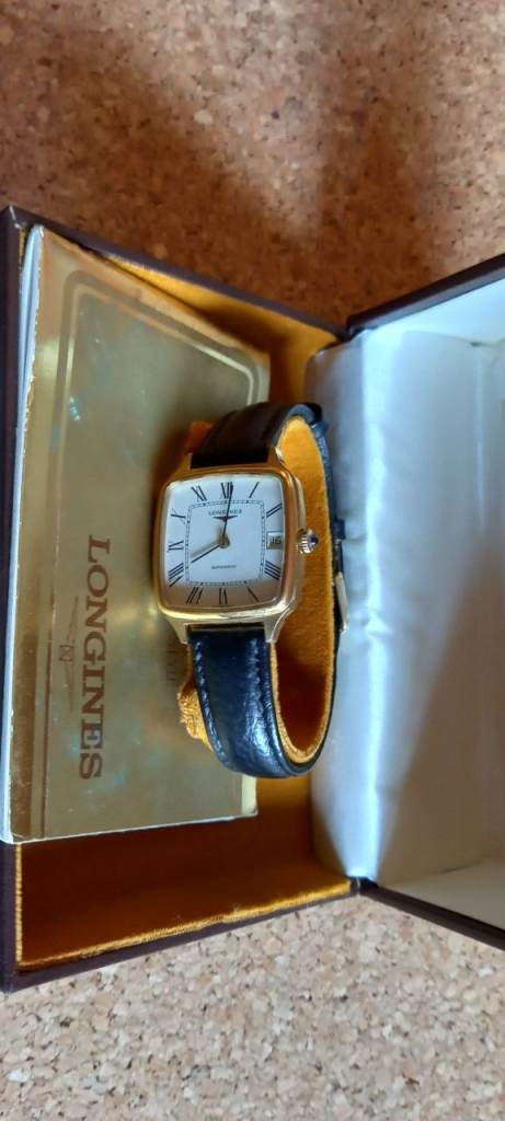 Automatic Longines Dress Watch With Date In 18 Carat Rolled Gold