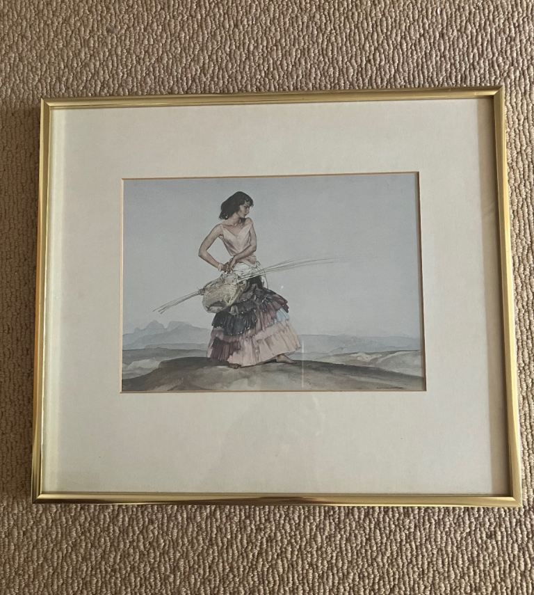 2 Prints by artist V. Russell Flint
