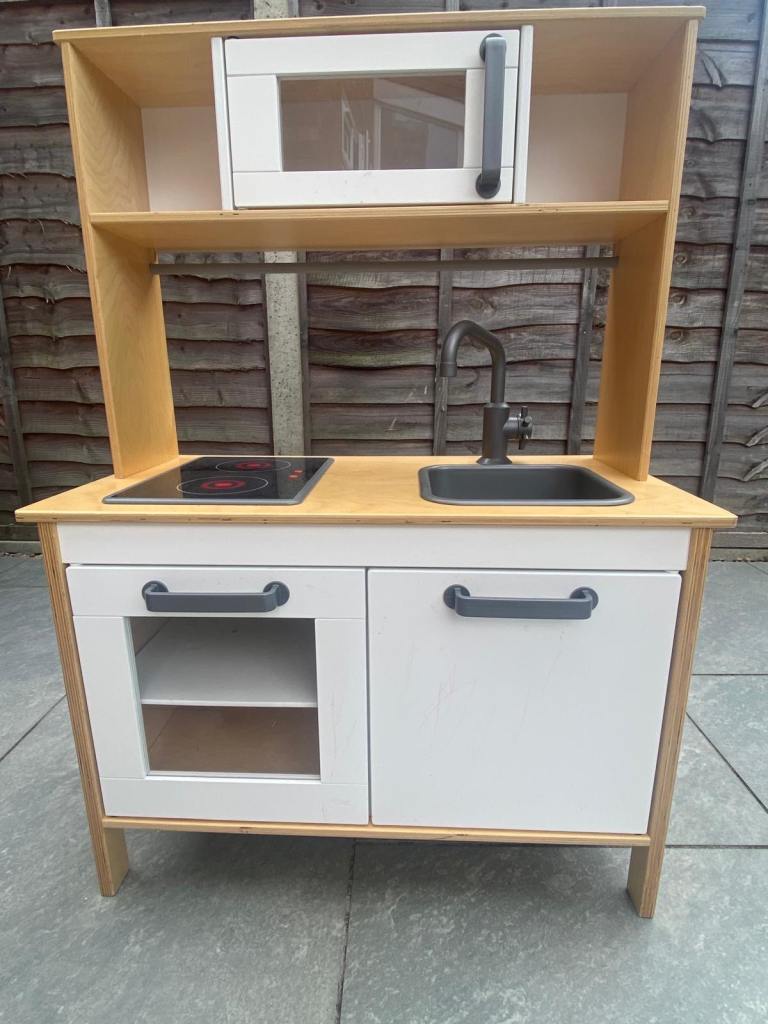 IKEA DUKTIG Wooden Play Kitchen & toys – Good Condition