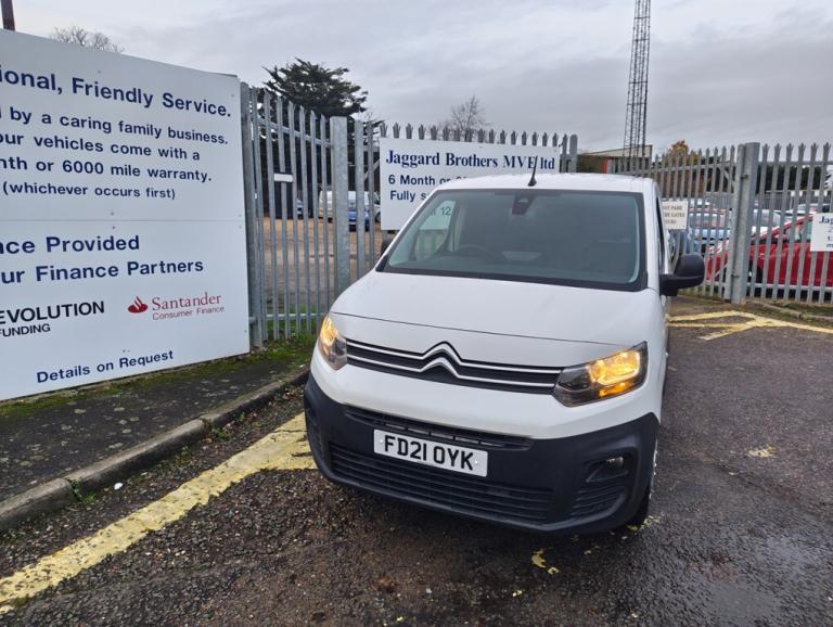 2021 Citroen Berlingo 1000 ENTERPRISE M BLUEHDI Panel Van Diesel Manual