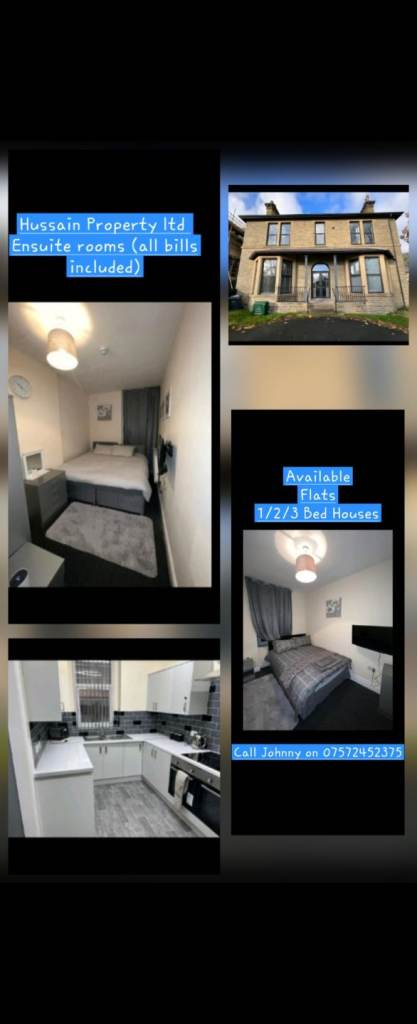 Ensuite rooms/Flats/house available to rent based in Bradford
