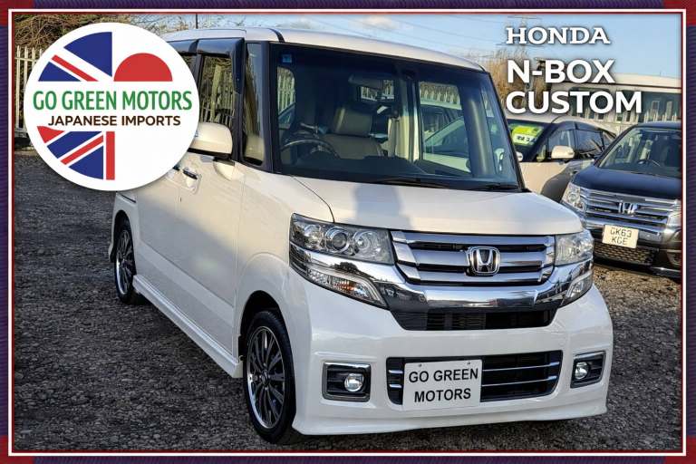 2015 Honda N BOX Turbo G Custom Japanese Kei Car 650cc Auto CarPlay Rev Cam, Keyless Aircon  MPV ...