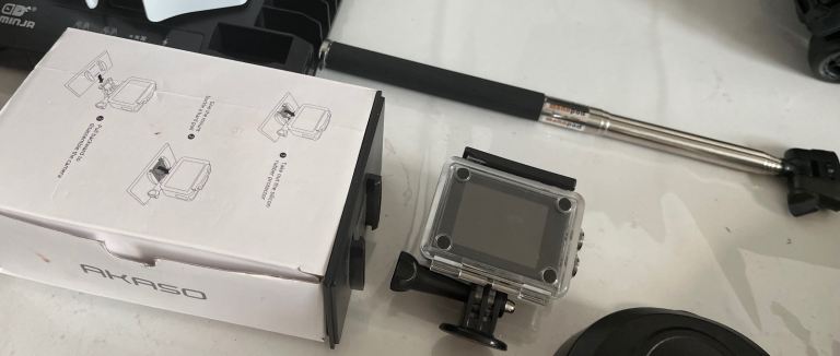 AKASO 4K Action Camera Bundle – £80