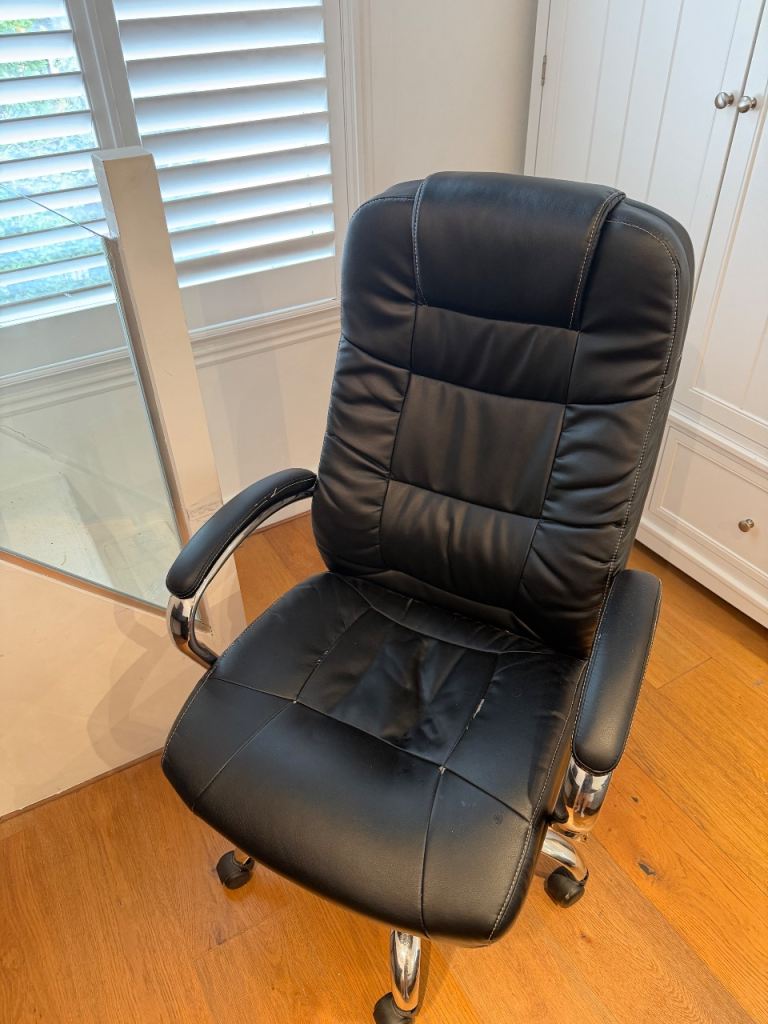 Tuscany High Back Leather Manager Chair