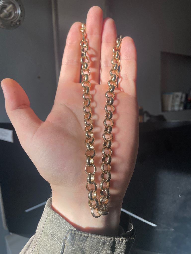 Gold belcher chain 