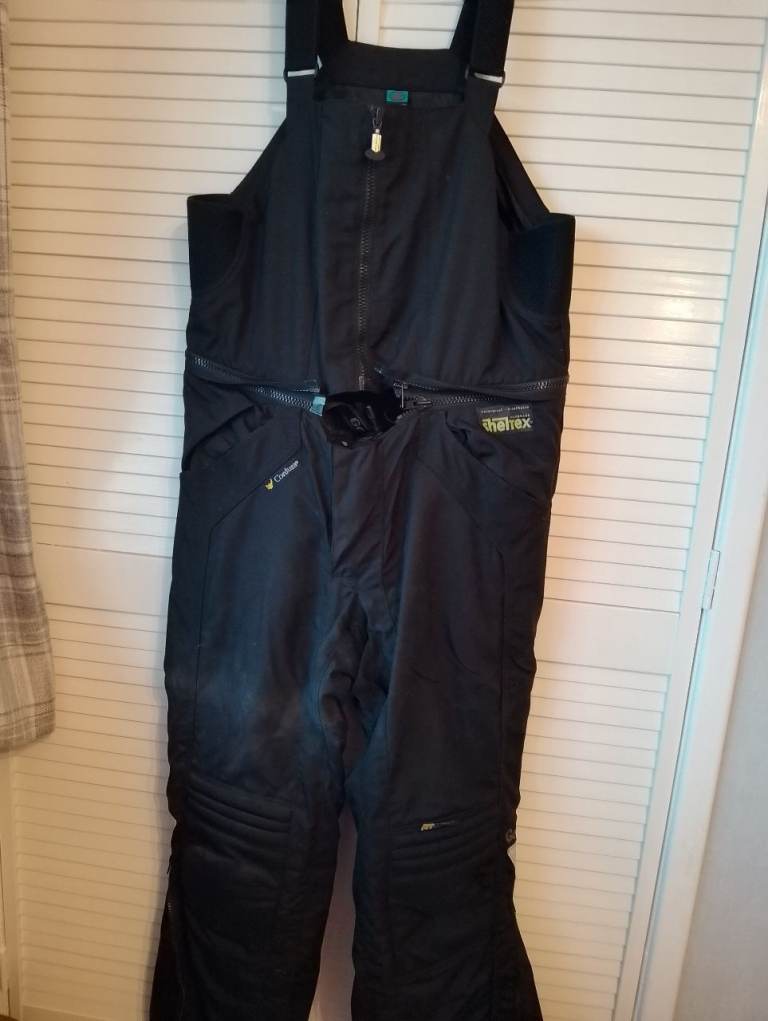 Motorbike sallopettes and jacket 