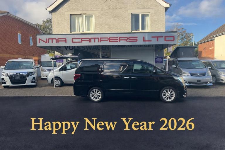 2009 Toyota Alphard 240S 2.4 petrol Auto 5 seater Camper Low miles  upgraded UK