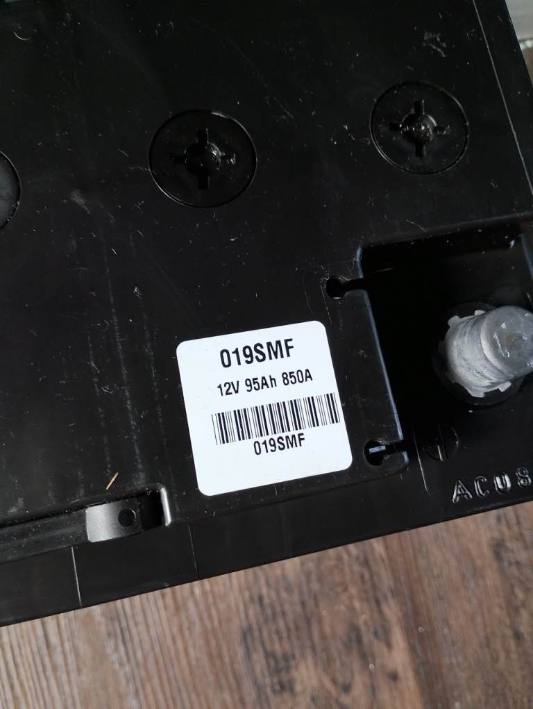 019 Car Battery, charged and ready to use