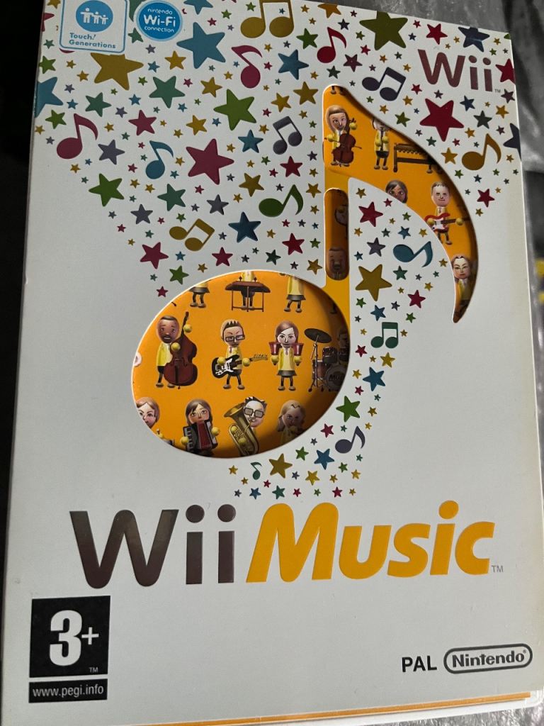 Wii music and Carnival game