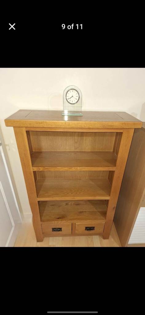 Solid oak bookcase 