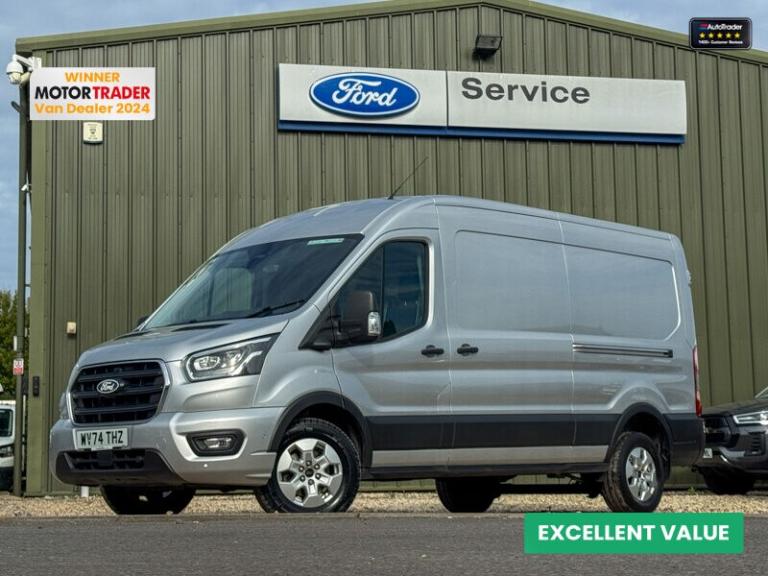 2024 Ford Transit AUTO LWB L3H2 Medium Roof 350 Limited Air Con Cam Nav Sensors EURO 6 Panel Van ...