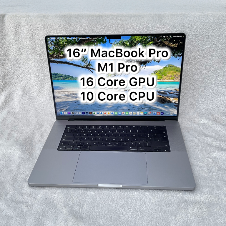 Superb Condition- MacBook Pro 16” M1 PRO - 16 core GPU - 10 Core CPU - 16GB RAM - 512GB SSD