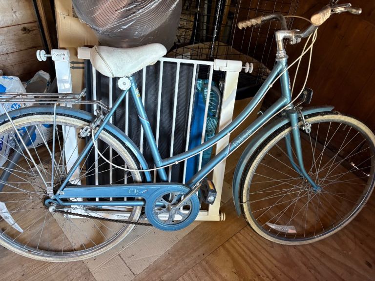 Raleigh City Bike – Blue, in need of complete restoration 