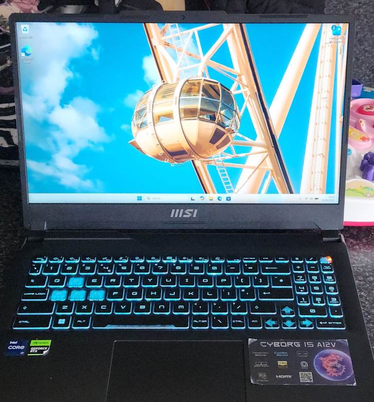 MSI Cyborg 15 A12VF Gaming Laptop i7-12650H RTX 4060 8GB 16GB RAM 512GB SSD
