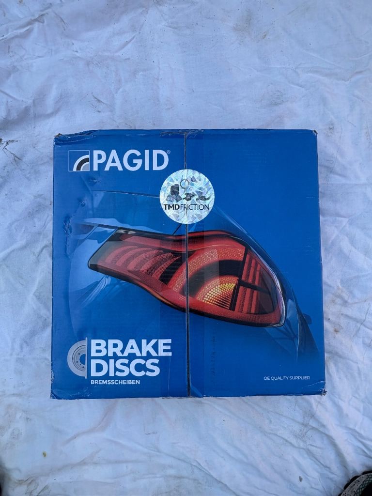 Pagid 54955 Front Brake Discs Pair 280mm Dacia Duster Renault NEW