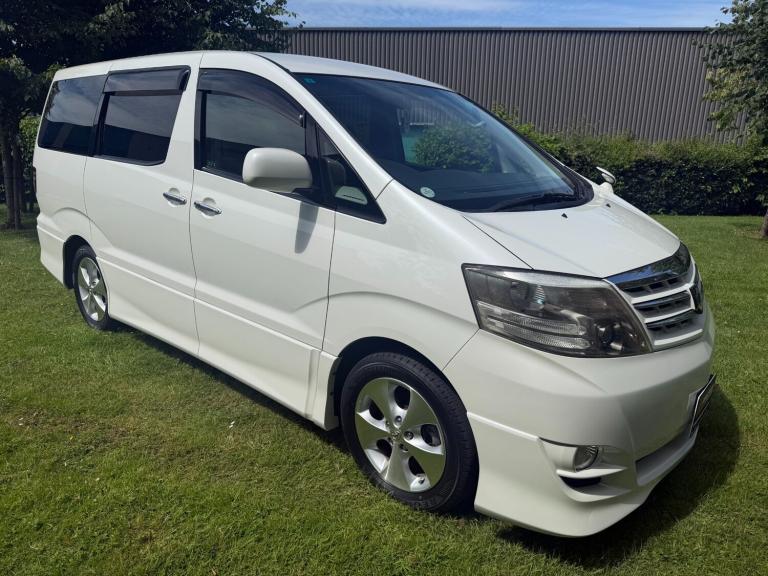 2007 TOYOTA ALPHARD, WHITE, 2.4ltr 8 seater, Platinum Selection, ULEZ compliant