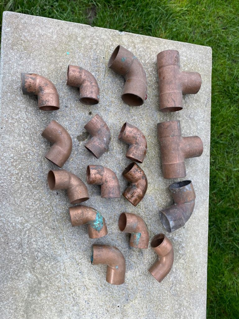 Copper pipe fittings 