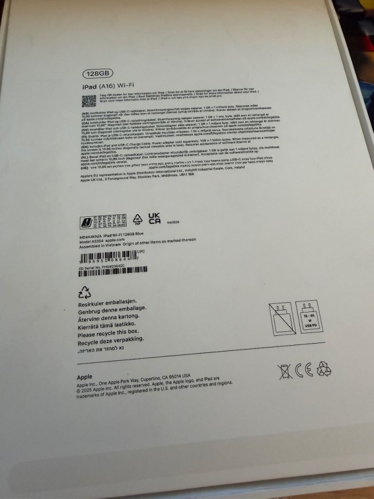 Apple iPad Air 2 128GB Wi-Fi with Case – As New