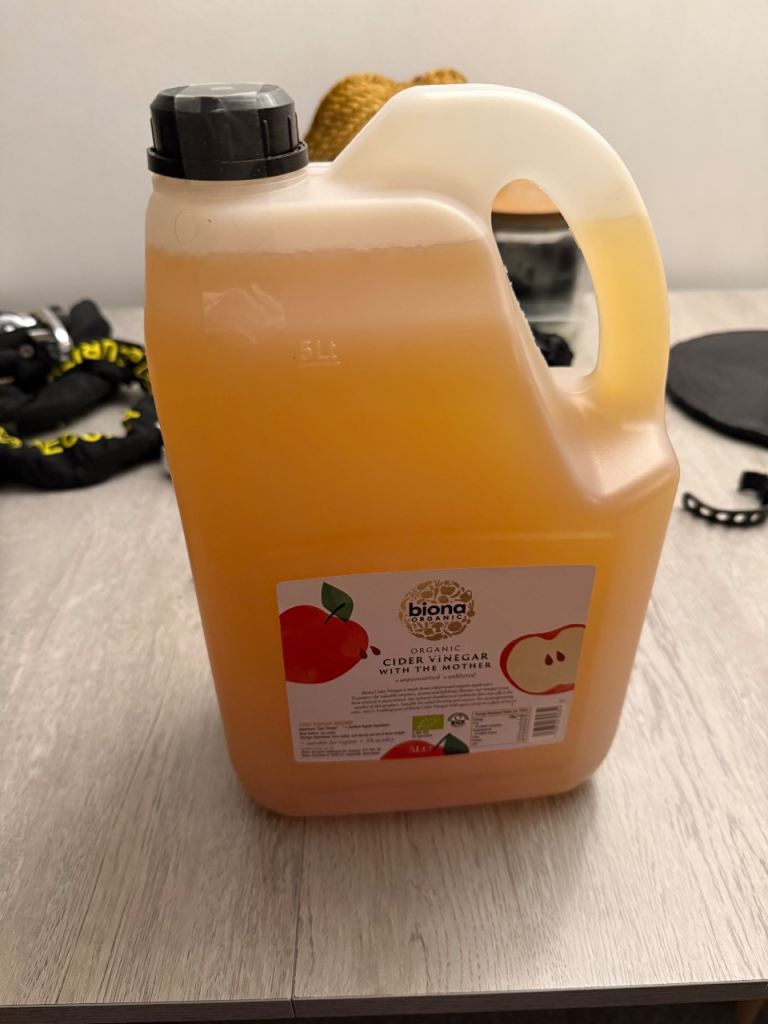 Unopened, tape still on - 5L Biona Organic Cider Vinegar with The Mother 