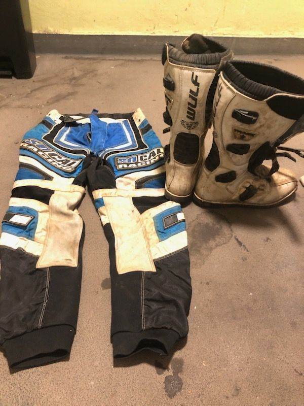 Motorbike Trousers & Boots 