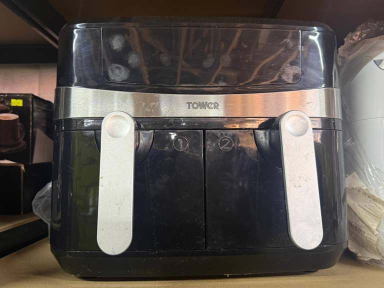 [USED]Tower Dual Basket Air Fryer