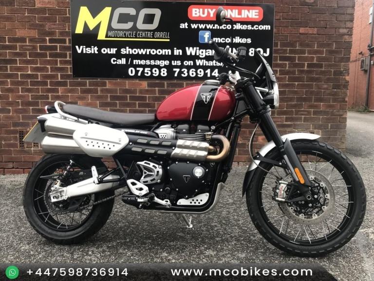 image for Triumph Scrambler 1200 XC 73reg 4288miles FSG excellent condition with extras
