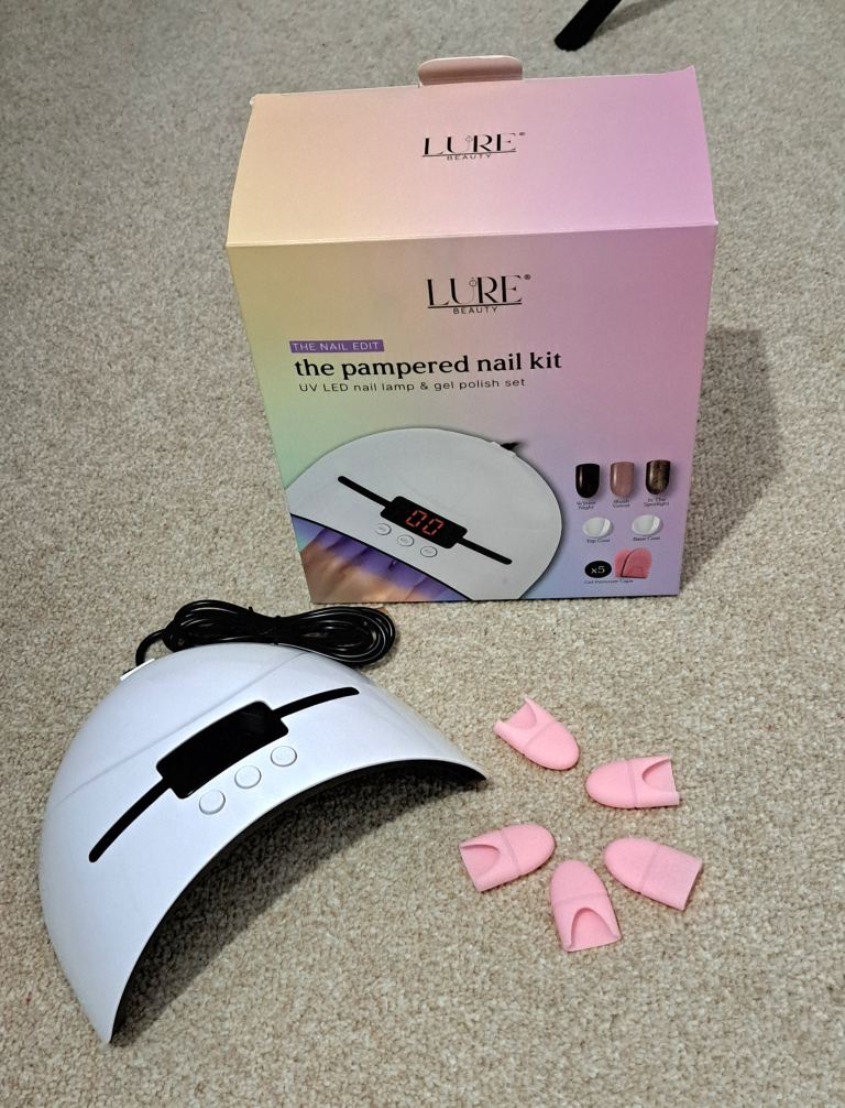 UV LED nail lamp and gel remover caps NEW