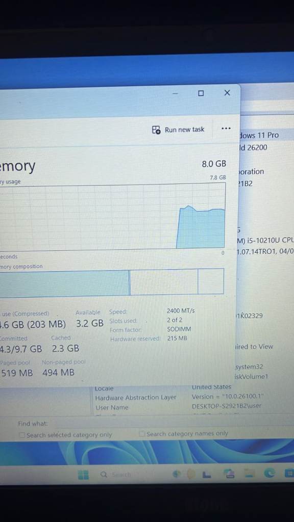 Stone Notcha-327 8gb 256gb ssd windows 11 pro laptop, £150.00 for Sale
