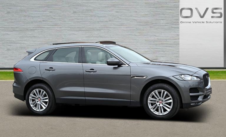 JAGUAR F-PACE PORTFOLIO 2.0d D180 DIESEL AUTO 5DR 4X4 2017 [67] GREY